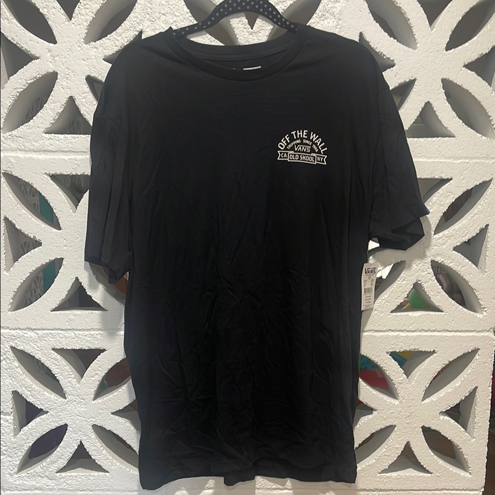 Vans Off The Wall Black Tee